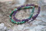 Amethyst gemstone bracelet