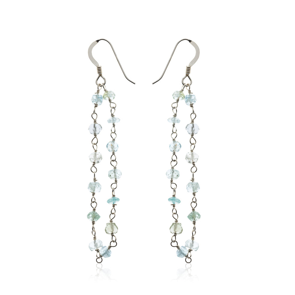 Aquamarine Dangle Earrings