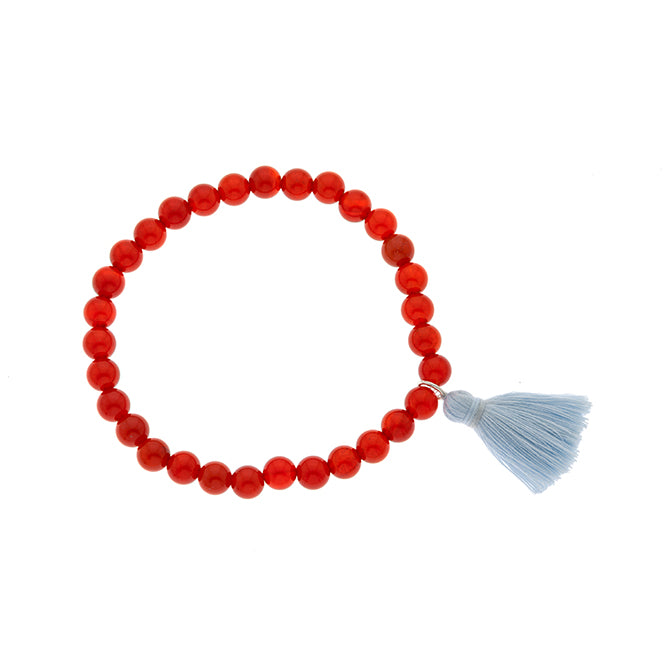 Carnelian Wrist Mala for creativity and sexuality | 2nd Chakra