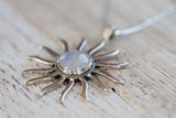 Soulshine Sun Pendant Necklace | Moonstone