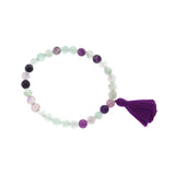 Fluorite Wrist Mala for clarity