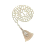 Moonstone Mala beads for goddess energy