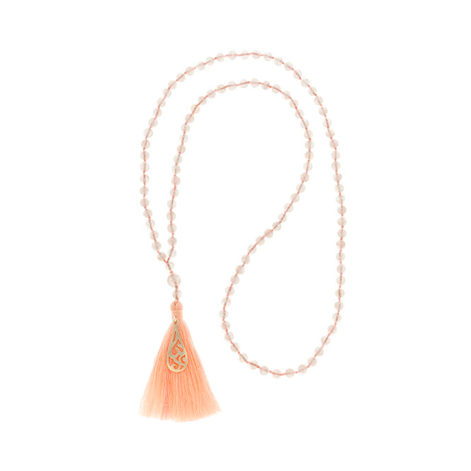 Rose Quartz Mala beads for Love
