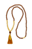 ShivaShakti Mala Beads | Citrine and Rudraksha
