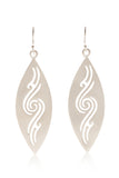 Surfboard Waveflow Earrings | Large, Sterling Silver