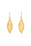 Surfboard Waveflow Earrings | Small, 14K Gold