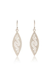Surfboard Waveflow Earrings | Small, Sterling Silver