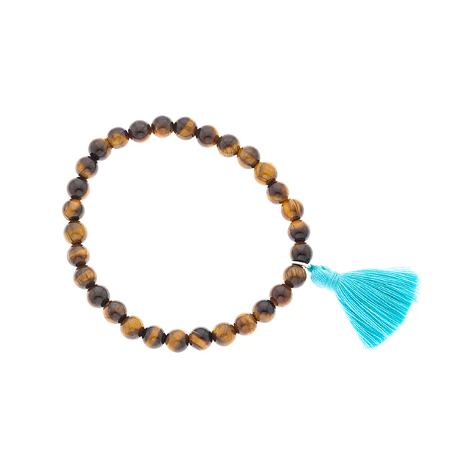 Tiger Eye Mala Wrist Mala for inner reflection