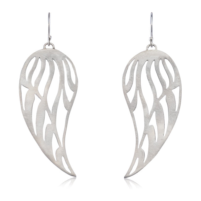 Angel wing earrings large | Sterling Silver