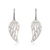 Angel wing earrings small | Sterling silver