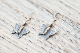 Butterfly dangle earrings