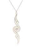 Samudra Waveflow Necklace | Sterling Silver