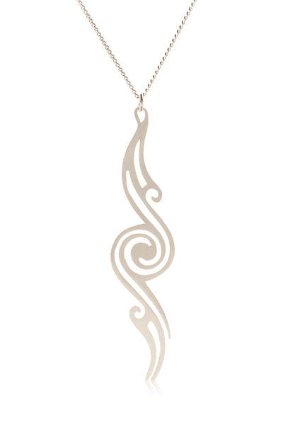 Samudra Waveflow Necklace | Sterling Silver