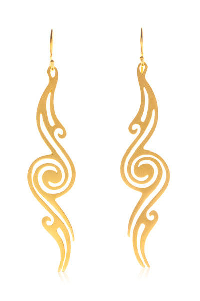 Samudra Waveflow Earrings | 14K Gold