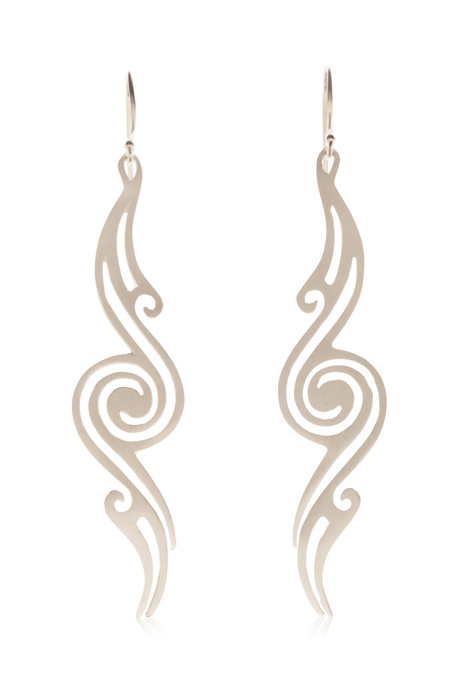 Samudra Waveflow Earrings | Sterling Silver