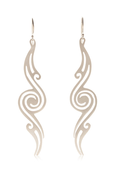Samudra Waveflow Earrings | Sterling Silver